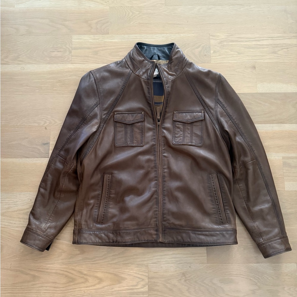 Men’s leather jacket